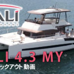 カタマランボートBALI 4.3 MY 空撮